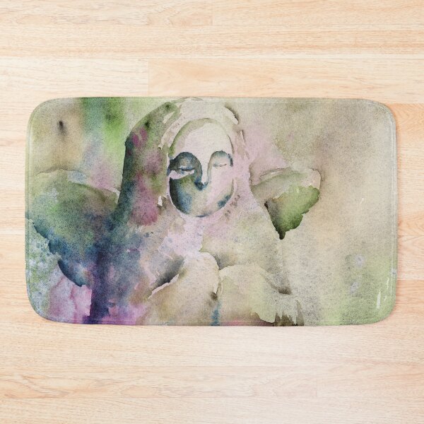 Item preview, Goddess Statue Healing Green Watercolor Painting designed and sold by Valerie Englehart.