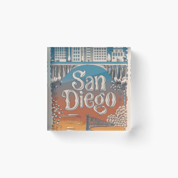 Item preview, San Diego Whimsical City Life Abstract Vintage Zentangle Art designed and sold by Witty Shirts.