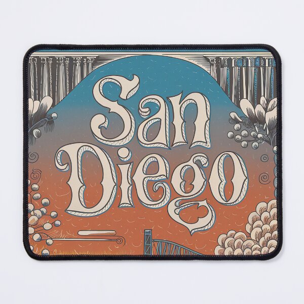 Item preview, San Diego Whimsical City Life Abstract Vintage Zentangle Art designed and sold by Witty Shirts.