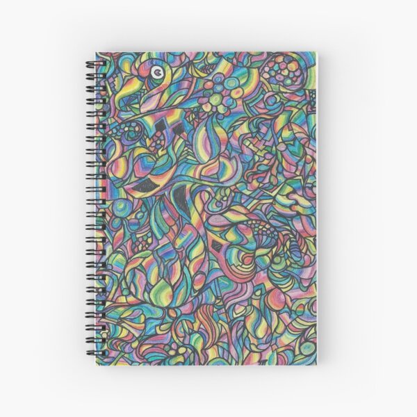 Complicated Colors Spiral Notebook