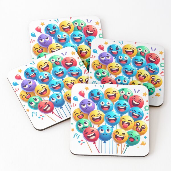 Item preview, Cheerful Laughing Balloons designed and sold by Peelya.