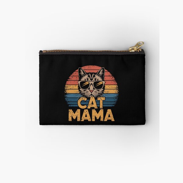 Item preview, Cat Mama Vintage Retro Sunset Design designed and sold by Peter Stawicki.