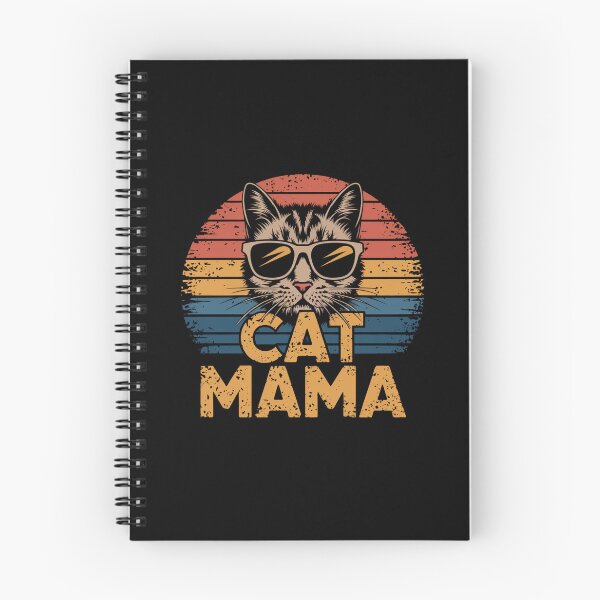 Item preview, Cat Mama Vintage Retro Sunset Design designed and sold by Peter Stawicki.