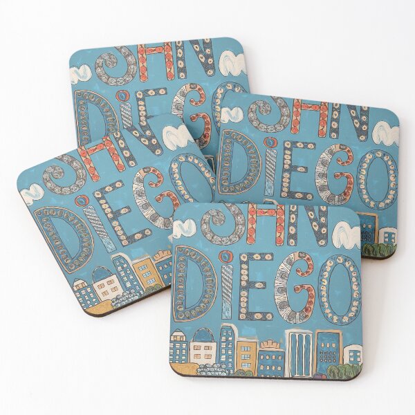 Item preview, San Diego Whimsical City Life Abstract Vintage Zentangle Art designed and sold by Witty Shirts.