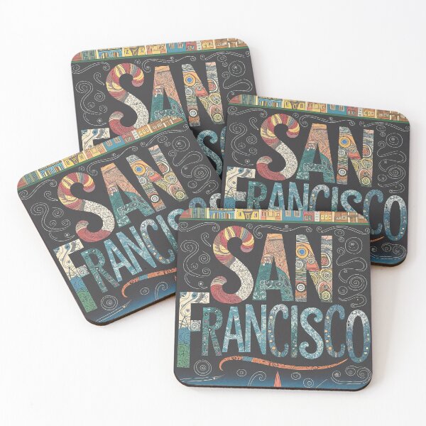 Item preview, San Francisco Whimsical City Life Abstract Vintage Zentangle Art designed and sold by Witty Shirts.