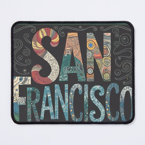 Item preview, San Francisco Whimsical City Life Abstract Vintage Zentangle Art designed and sold by Witty Shirts.