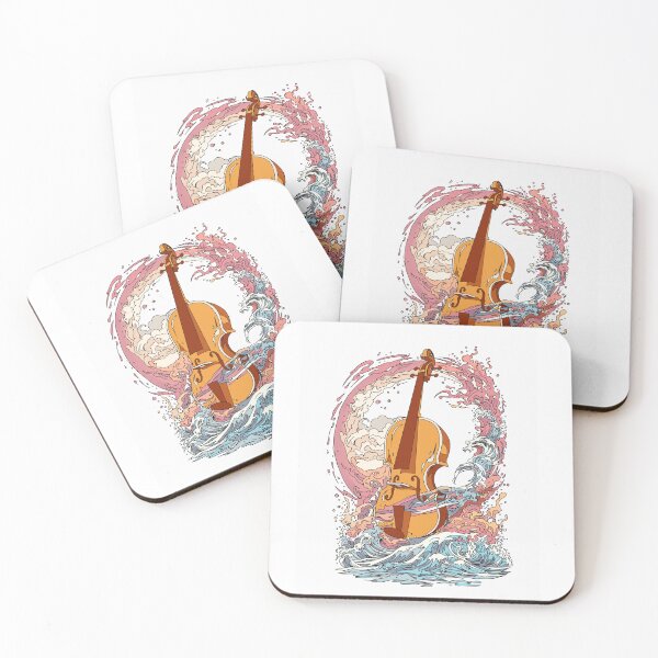 Item preview, Big Bad Doublebass Bass, Artistic Cello art, Music Lover Graphic Tee, Unique Instrument Design designed and sold by Bert Englefield.