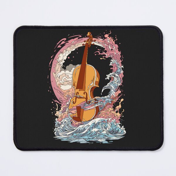 Item preview, Big Bad Doublebass Bass, Artistic Cello art, Music Lover Graphic Tee, Unique Instrument Design designed and sold by Bert Englefield.