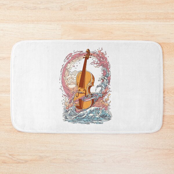 Item preview, Big Bad Doublebass Bass, Artistic Cello art, Music Lover Graphic Tee, Unique Instrument Design designed and sold by Bert Englefield.