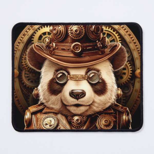 Item preview, steampunk panda design designed and sold by lightidea.