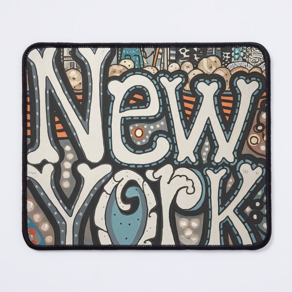 Item preview, New York Whimsical City Life Abstract Vintage Zentangle Art designed and sold by Witty Shirts.