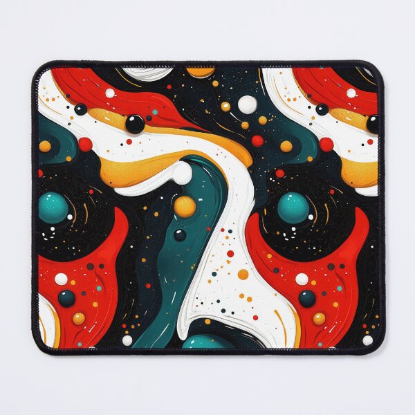 Item preview, Dynamic splashes and streaks in colorful abstractions designed and sold by Piotrek0001.