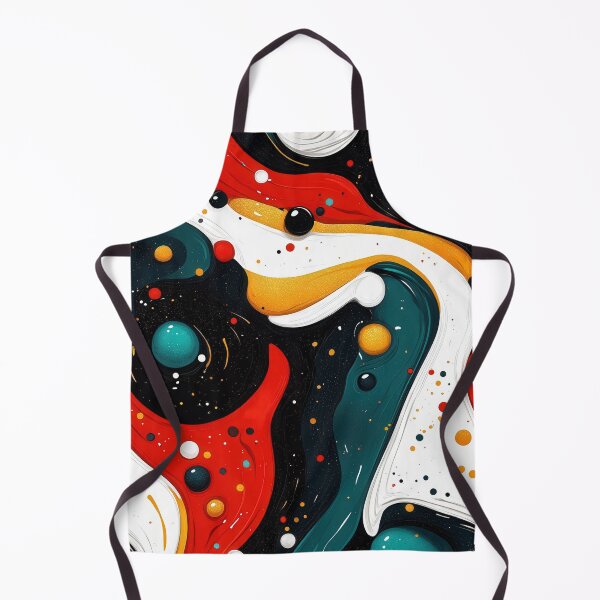 Item preview, Dynamic splashes and streaks in colorful abstractions designed and sold by Piotrek0001.