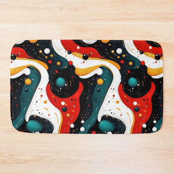 Item preview, Dynamic splashes and streaks in colorful abstractions designed and sold by Piotrek0001.