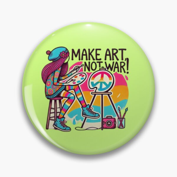 Item preview, Make art, NOT WAR!! designed and sold by Shs-Kenya.