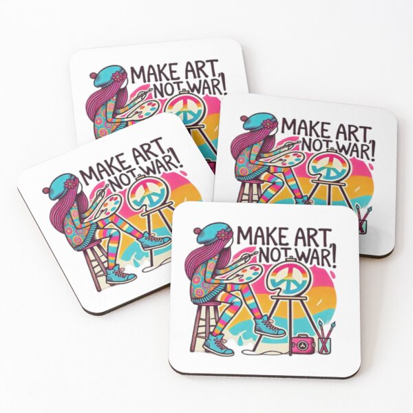Item preview, Make art, NOT WAR!! designed and sold by Shs-Kenya.
