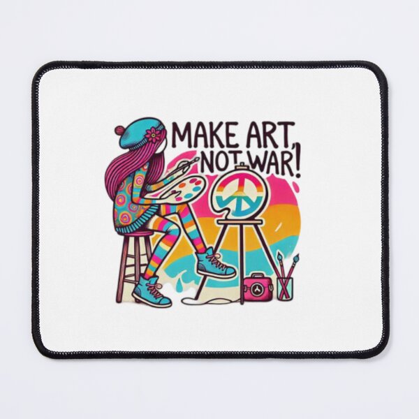 Item preview, Make art, NOT WAR!! designed and sold by Shs-Kenya.