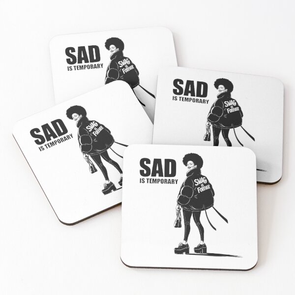 Item preview, Sad Is Temporary Swag Is Forever designed and sold by PosiMCreations.