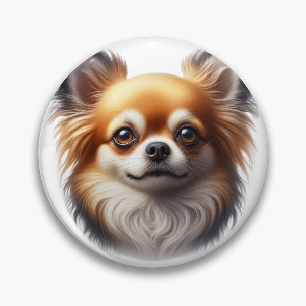Item preview, Chihuahua longhair beautiful head designed and sold by Saxbys.