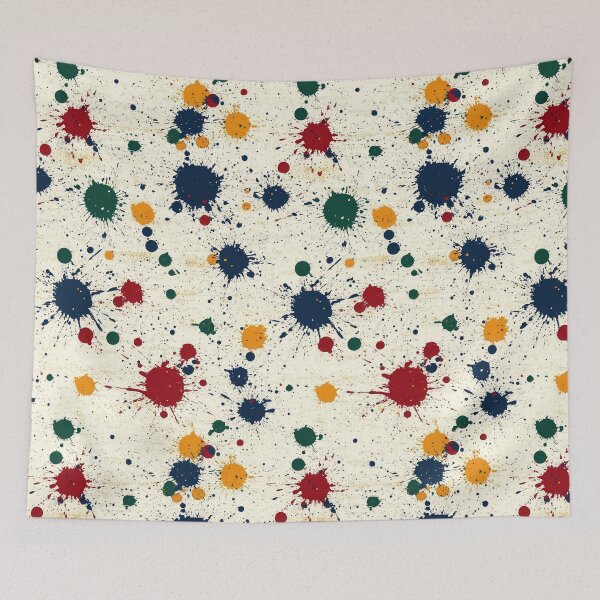 Item preview, Vibrant streaks and splatters in abstract design designed and sold by Piotrek0001.