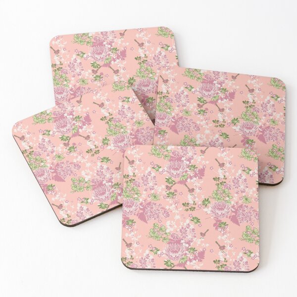 Item preview, Vintage Wren with Proteas designed and sold by Jo Wilson Design.