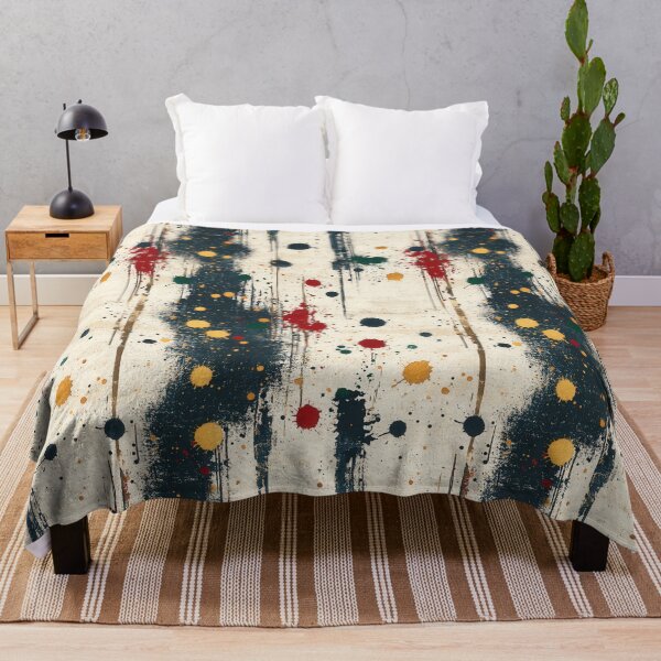 Item preview, Colorful streaks and dots in dynamic patterns designed and sold by Piotrek0001.