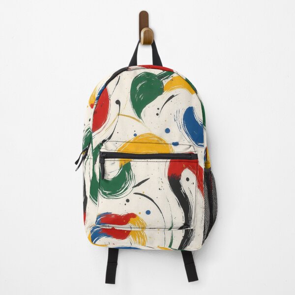 Item preview, Multicolored abstract compositions with textured depth designed and sold by Piotrek0001.