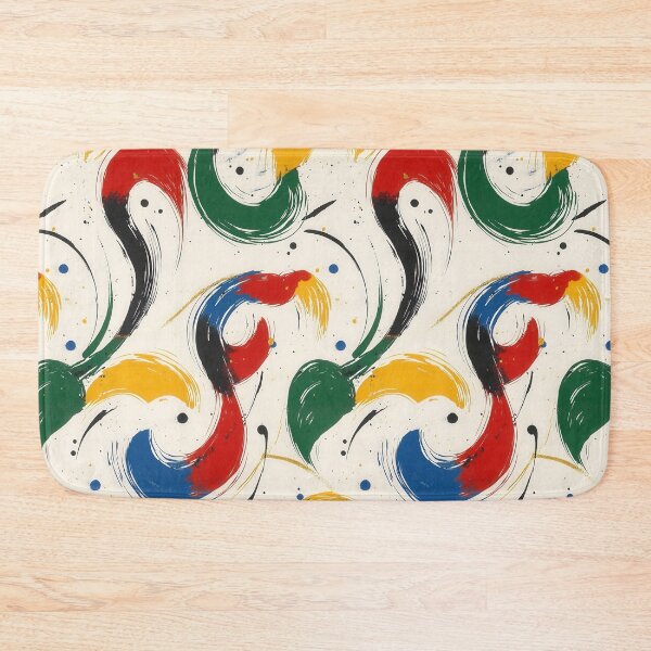 Item preview, Multicolored abstract compositions with textured depth designed and sold by Piotrek0001.