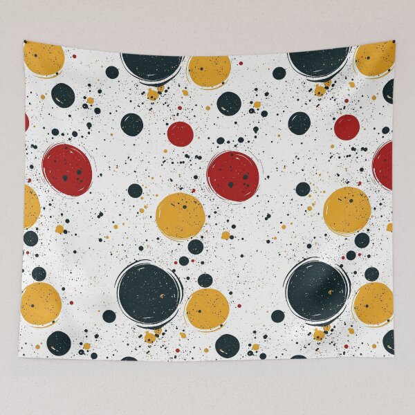 Item preview, Playful abstract patterns with vibrant paint marks designed and sold by Piotrek0001.