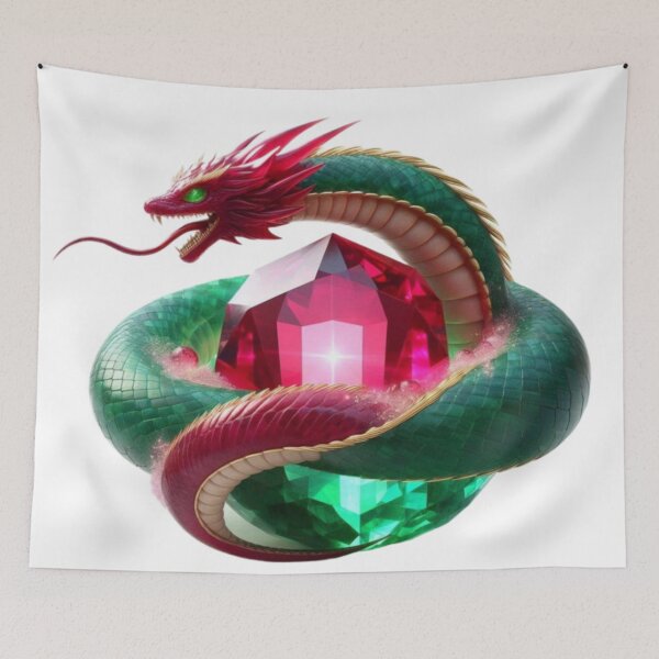 Item preview, Ruby Dragon Gemstone  designed and sold by ZulryLifestyles.