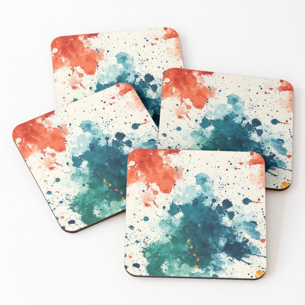 Item preview, Playful abstractions with textured paint techniques designed and sold by Piotrek0001.