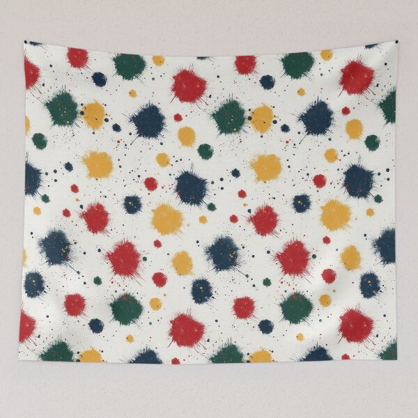 Item preview, Bold splashes and expressive brushwork patterns designed and sold by Piotrek0001.