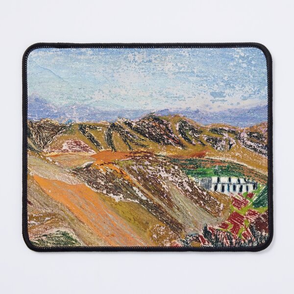 Item preview, As I knew it, CalArts Cafeteria window landscape,1978 designed and sold by Georgi Ann Coquereau.