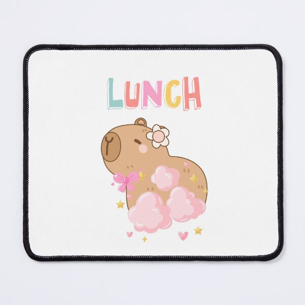 Item preview, Happy Lunch with kawaii capibara designed and sold by Borera cute.