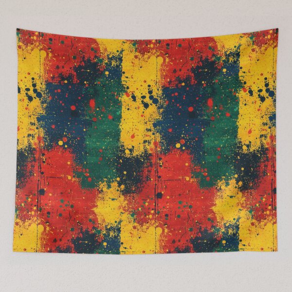 Item preview, Modern abstract art with dynamic color schemes designed and sold by Piotrek0001.