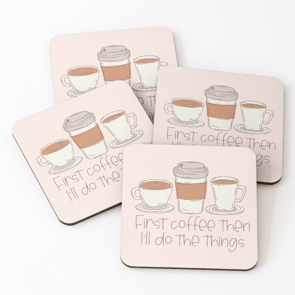 Item preview, First Coffee Then I’ll Do the Things  designed and sold by Jess.a.creates.