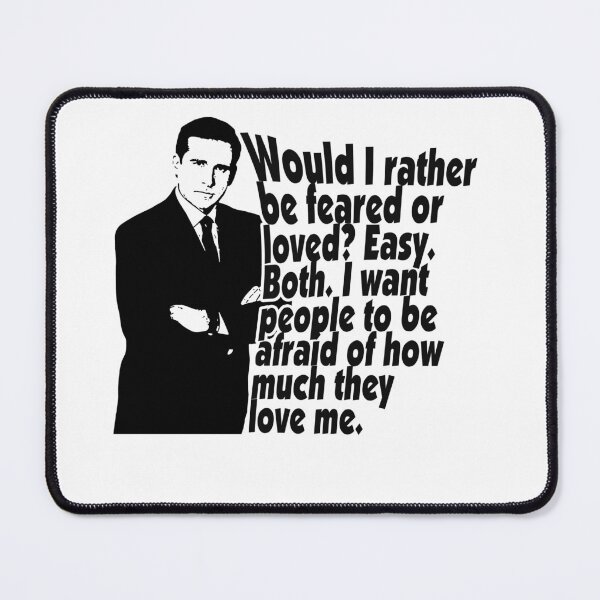 Item preview, Michael Scott - Loved Or Feared designed and sold by Thread Lightly.