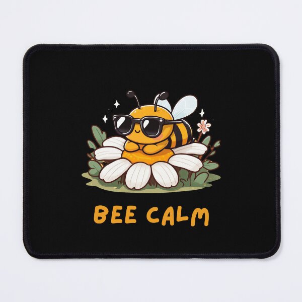 Item preview, Bee Calm - A Minimalist Design Representing Serenity and Nature designed and sold by Colorful-Garden.
