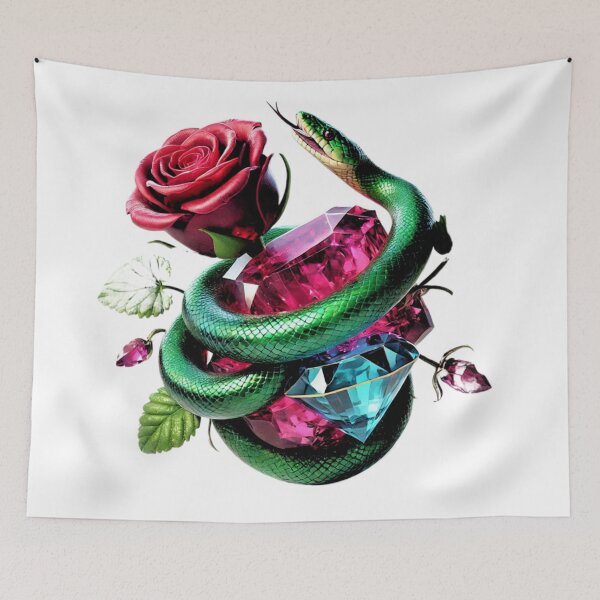 Item preview, Dragon snake ruby gemstone designed and sold by ZulryLifestyles.