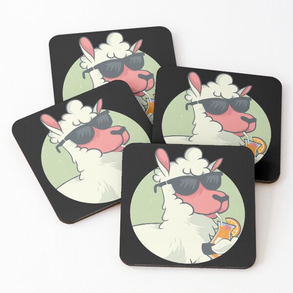 Item preview, Cool Llama with Sunglasses and Drink designed and sold by TurtleDojo.