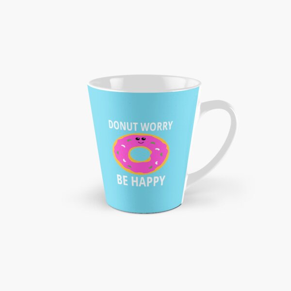 Aperçu de l'œuvre Donut Worry être heureux créée et vendue par coolfuntees.