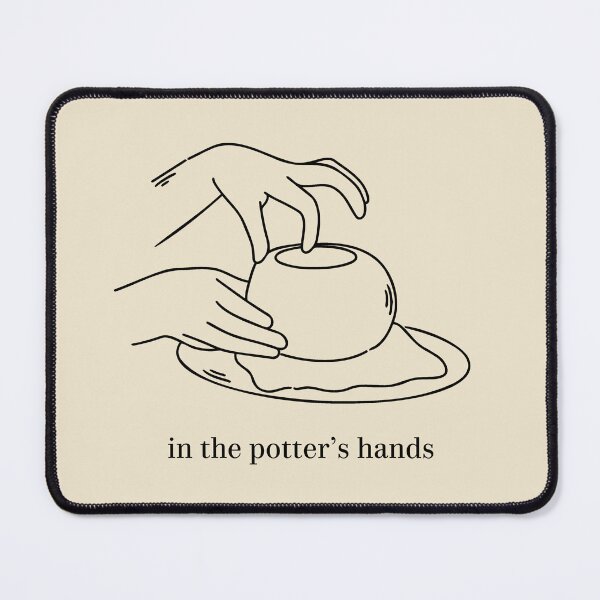 Item preview, In the Potter's Hands | Christian Quote/Saying designed and sold by NoodleDoodleCo.