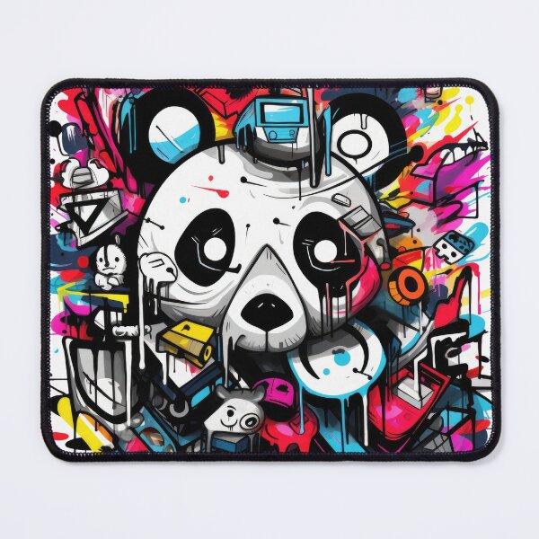 Item preview, Panda Spash Cartoon Wallart Graffitti designed and sold by Toms Tee.