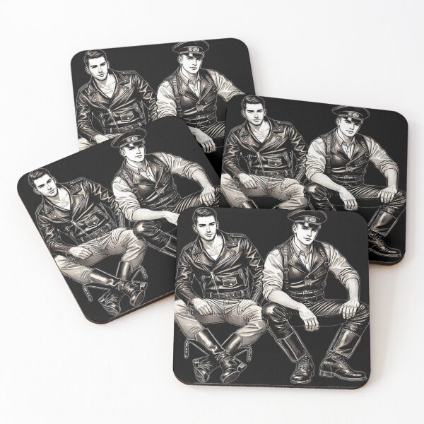 Item preview, 1940's Gay Russian Leather Daddies Leder Pride Freedomovich Collective Graphic Design designed and sold by ItsAKinkThing.