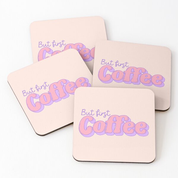 Item preview, But First Coffee - Funny and Relatable Morning Quote designed and sold by Jess.a.creates.