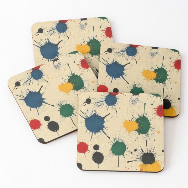 Item preview, Artistic chaos with vivid splatters and patterns designed and sold by Piotrek0001.