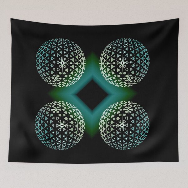 Item preview, Mosaic Spheres . 3D Illusion . Cosmic Connection . #1 designed and sold by Artistic63.