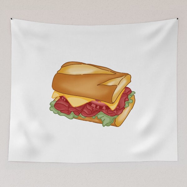 Item preview, Bacon Cheese Sandwich Artwork with Vibrant Colors(Collection1-2) designed and sold by MetichaiTH.