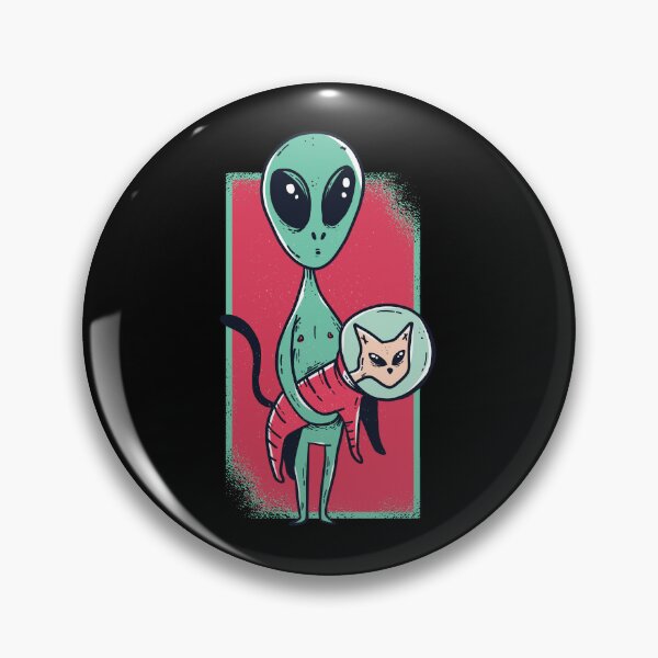 Artikelvorschau, Außerirdischer Astronaut mit Katzenbegleitung im Weltraum entworfen und verkauft von TurtleDojo.