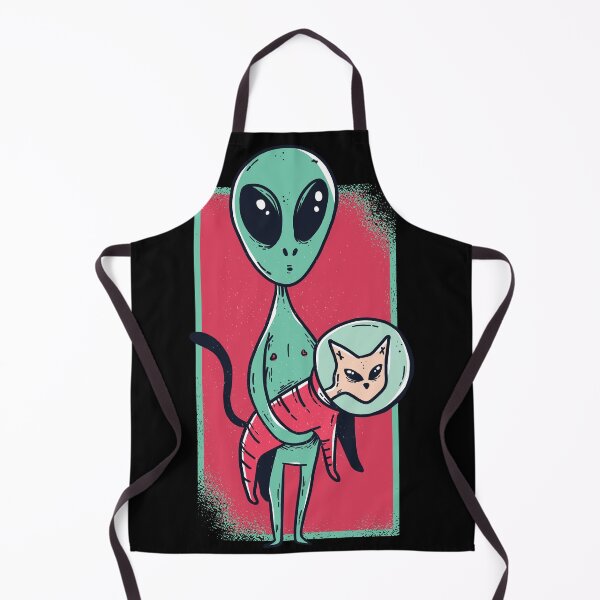Item preview, Alien Astronaut with Cat Companion in Space designed and sold by TurtleDojo.